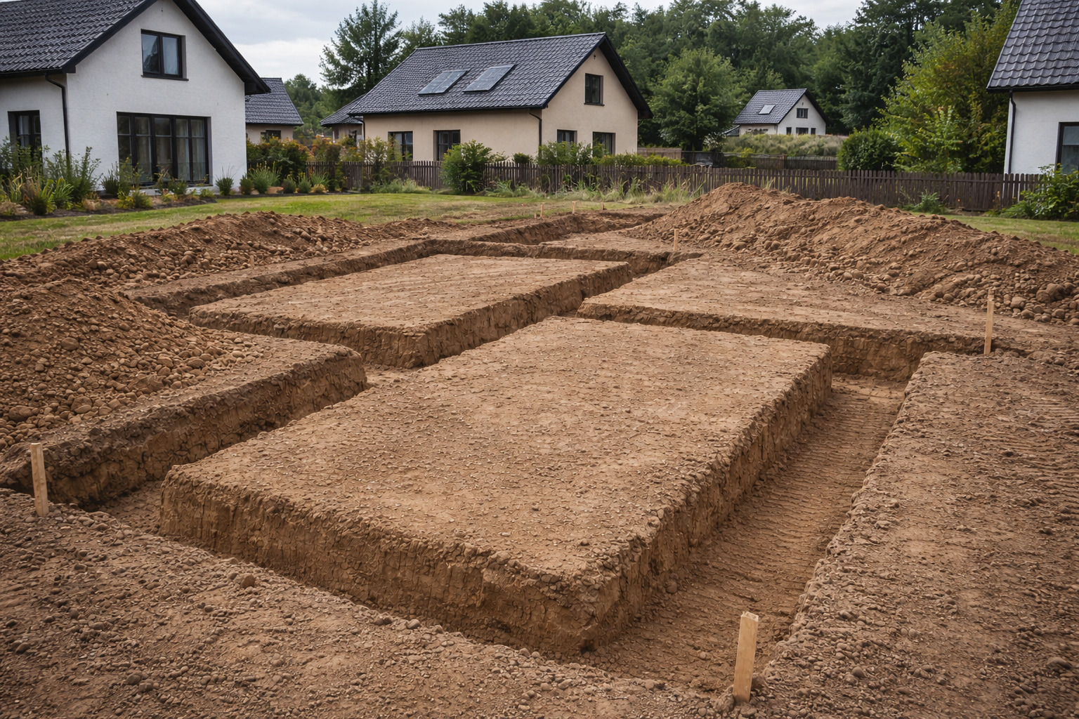 Wykopy pod fundamenty i ławy Maj-Mar.PL